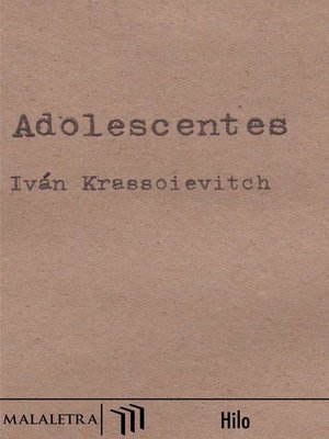 cover image of Adolescentes